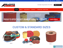Tablet Screenshot of abrasives-south.com